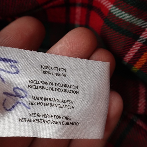 Eddie Bauer Shirt Mens M Red Plaid Flannel Button Up Long Sleeve Outdoor Hike - Picture 9 of 11